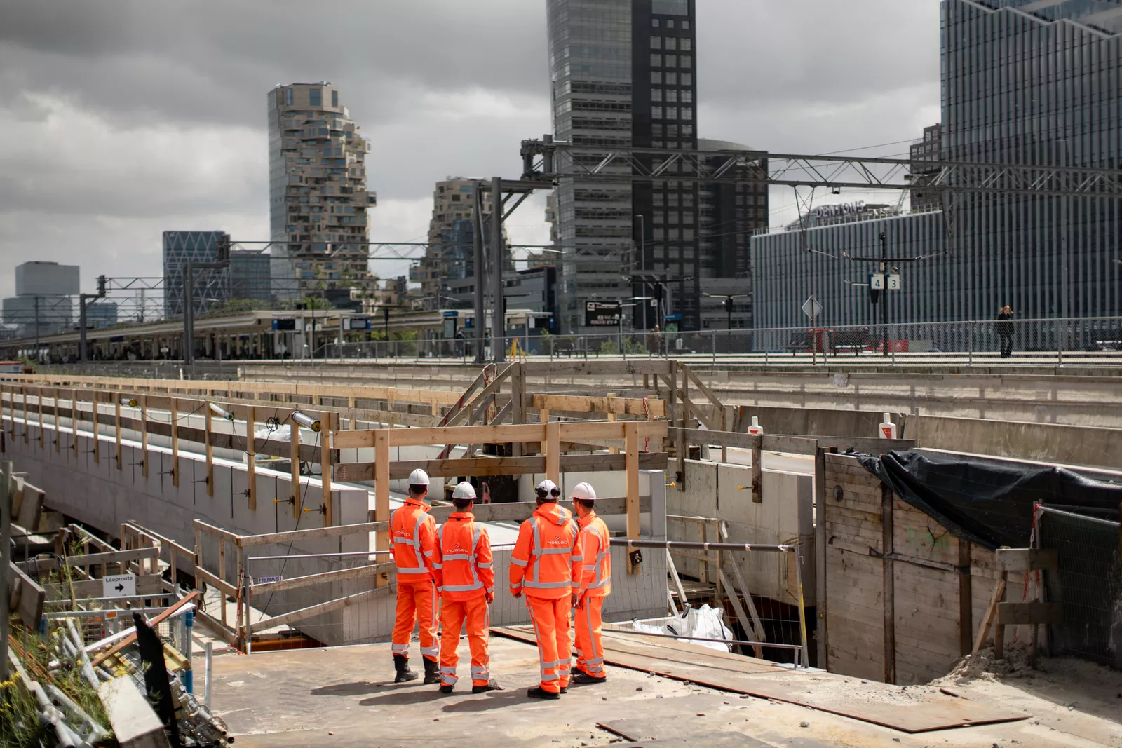 De Openbaar Vervoer Terminal op de Zuidas