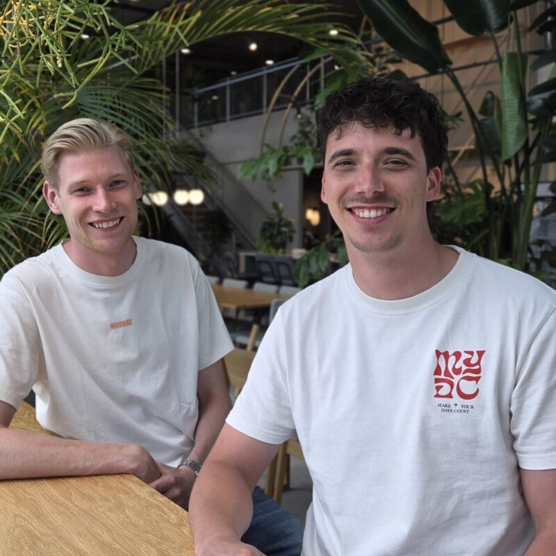 Jelle Verbers en Rik Kardol